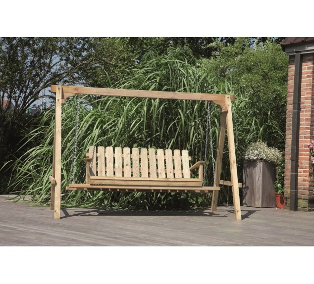 Banc hamac à balancelle en bois | Distri Buggy