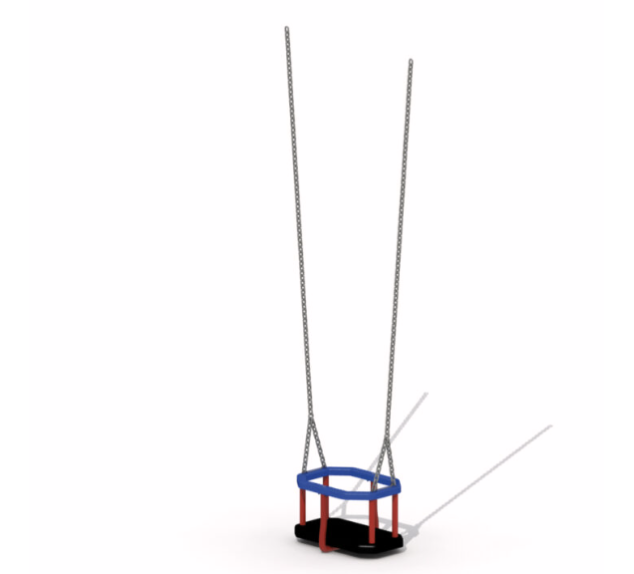 Petite balançoire en mélèze pour aire de jeux | Distri Buggy