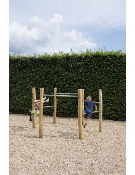 Barre fixe hexagonale en robinier | Distri Buggy | Distri Buggy