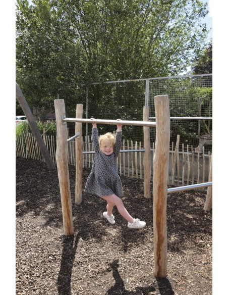 Barre fixe hexagonale en robinier | Distri Buggy | Distri Buggy
