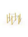 Barre fixe hexagonale en robinier | Distri Buggy | Distri Buggy