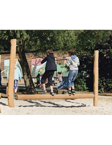 Equilibrus jeu d’équilibre en robinier | Distri Buggy