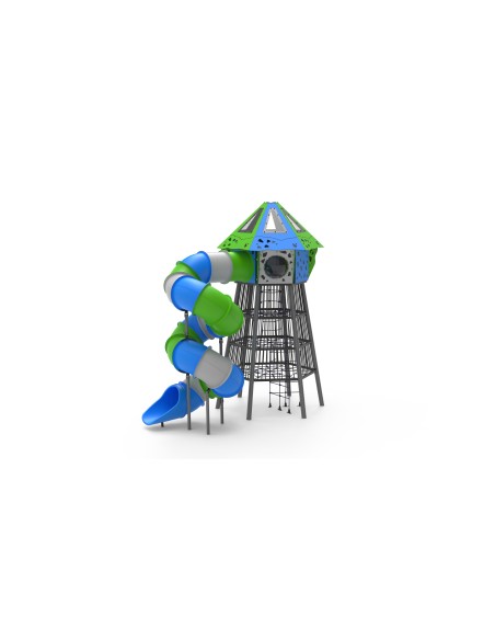 Tour Giove avec toboggan tubulaire | Distri Buggy