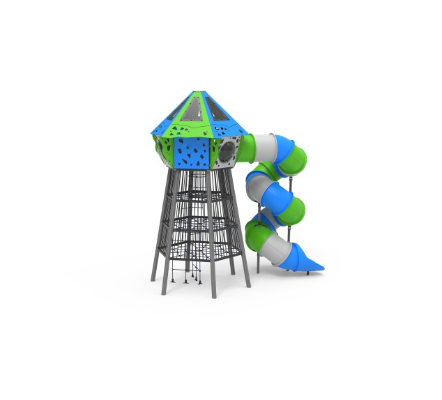 Tour Giove avec toboggan tubulaire | Distri Buggy