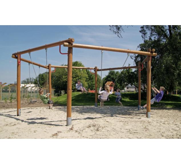 Balançoire Hexagonale siege avec arceaux de sécuité | Distri Buggy