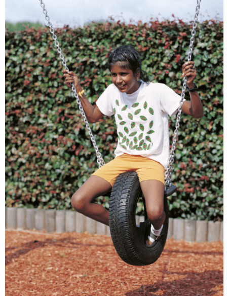 Balançoire hexagonale avec pneus | Distri Buggy