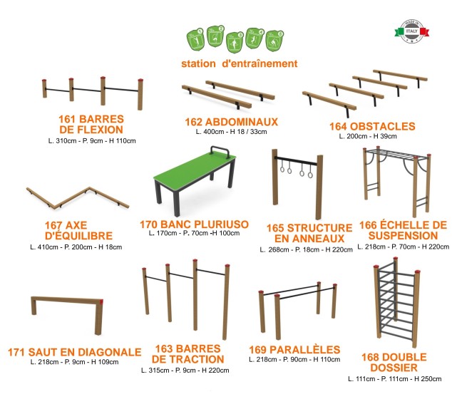 Trim Trail parcours de santé adulte | Distri Buggy