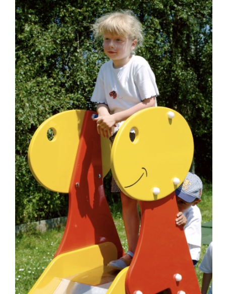 Toboggan Dino 2-6 ans pour aire de jeux | Distri Buggy