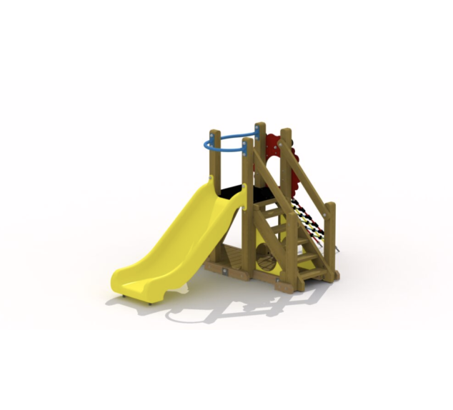 Le Roi Lion, toboggan en bois pour enfants | Distri Buggy