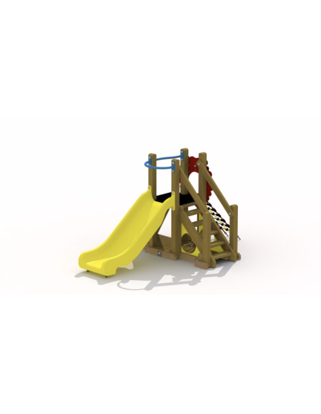 Le Roi Lion, toboggan en bois pour enfants | Distri Buggy