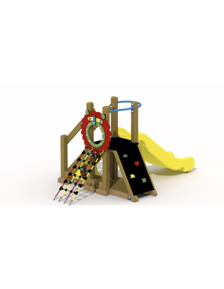 Le Roi Lion, toboggan en bois pour enfants | Distri Buggy