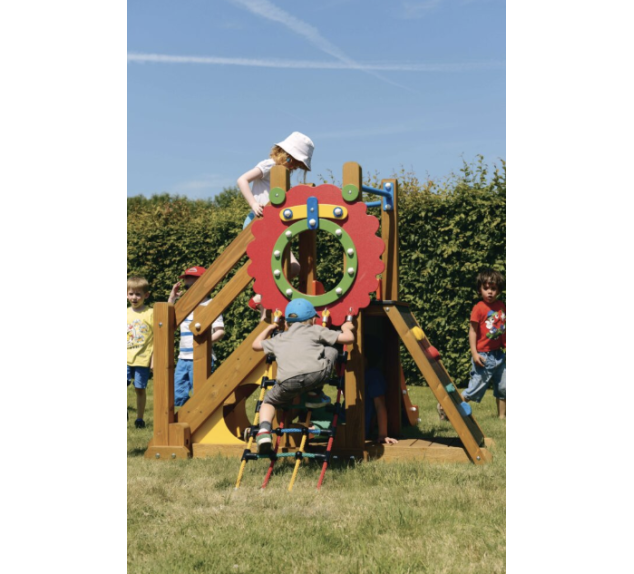 Le Roi Lion, toboggan en bois pour enfants | Distri Buggy