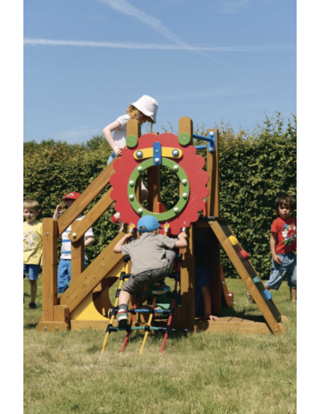 Le Roi Lion, toboggan en bois pour enfants | Distri Buggy