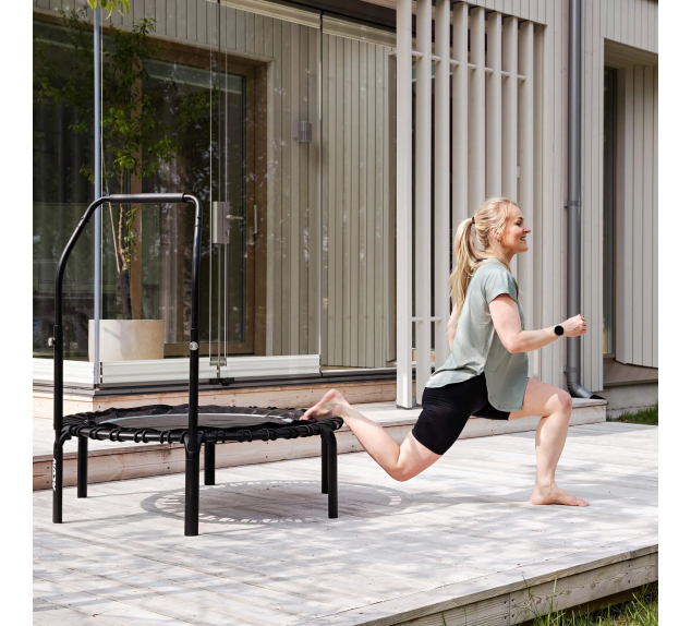 Trampoline de fitness hexagonal avec poignée Équilibre