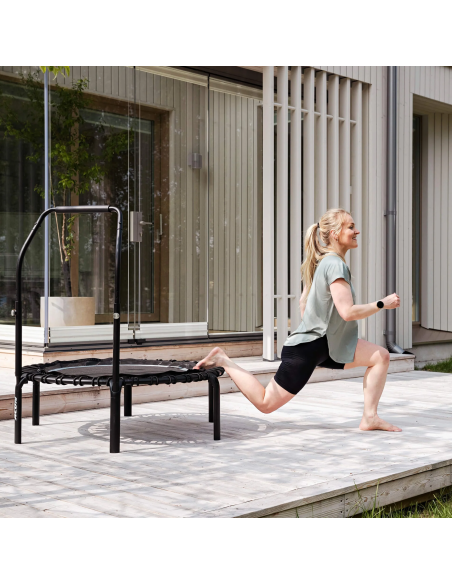 Trampoline de fitness hexagonal avec poignée Équilibre