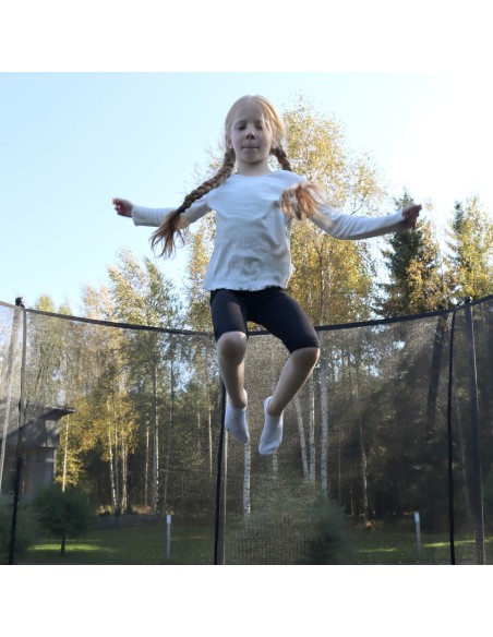 Trampoline rond avec filet et échelle Gen. 2.0 ACON | Distri Buggy