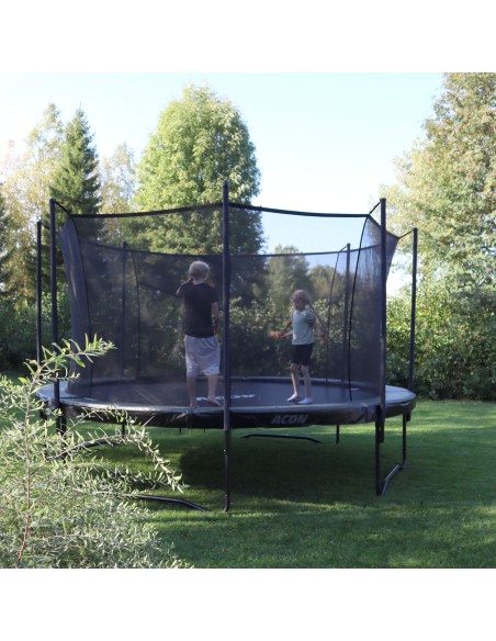 Trampoline rond avec filet et échelle Gen. 2.0 ACON | Distri Buggy