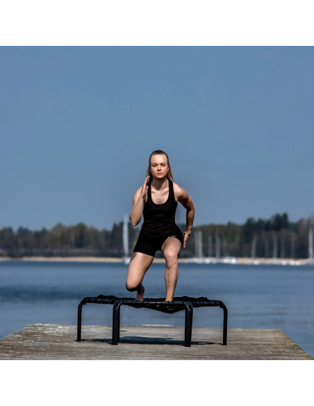 Trampoline de fitness hexagonal ACON Fit sans poignée Équilibre | Distri Buggy