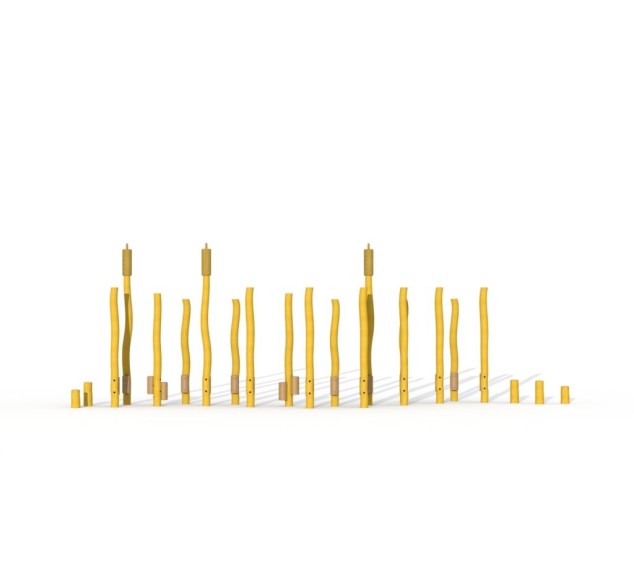 Champ de roseaux (22 poteaux) 2