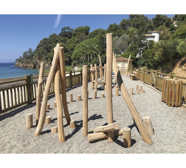 La Jungle 15 poteaux en robinier | Distri Buggy