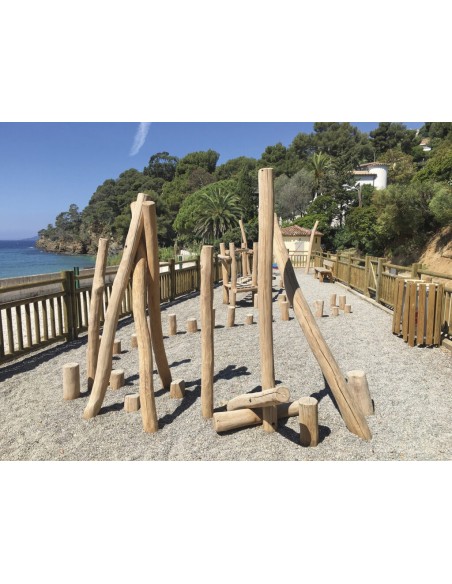 La Jungle 15 poteaux en robinier | Distri Buggy