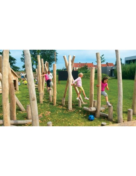 La Jungle 15 poteaux en robinier | Distri Buggy