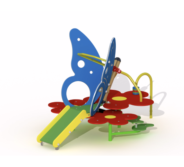 Le Jardin des papillons G700, toboggan bébé 0-3 ans | Distri Buggy 2