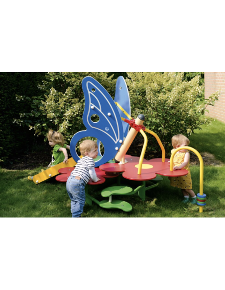 Le Jardin des papillons G700, toboggan bébé 0-3 ans | Distri Buggy
