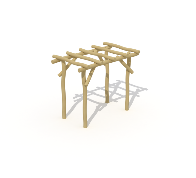 PERGOLA EN ROBINIER 4M