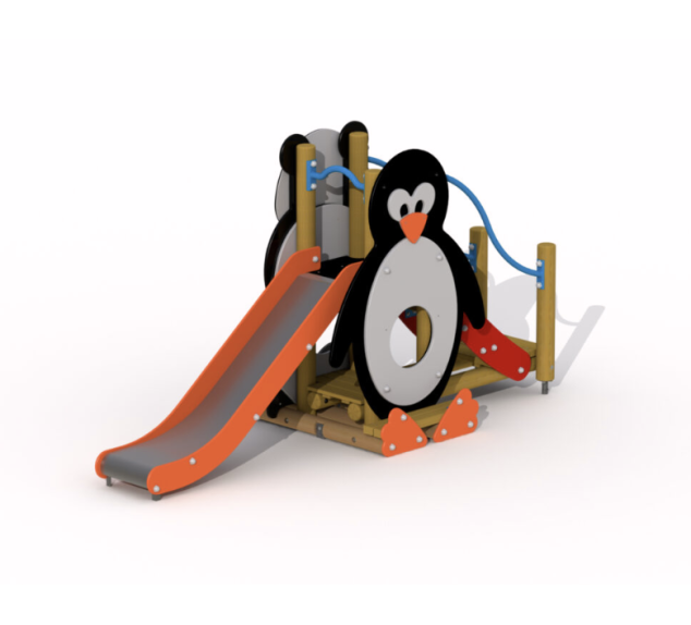 Happy Duo, toboggan double pour aire de jeux | Distri Buggy