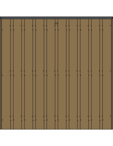 Panneau Cayola POP, en Pin, 1,80 m x  1,80 m x  90 mm