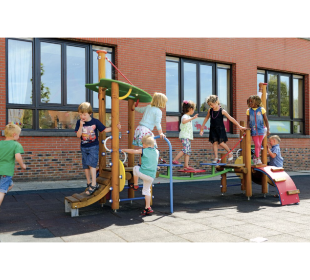 Les Musiciens de Brême, aire de jeux 2-6 ans | Distri Buggy