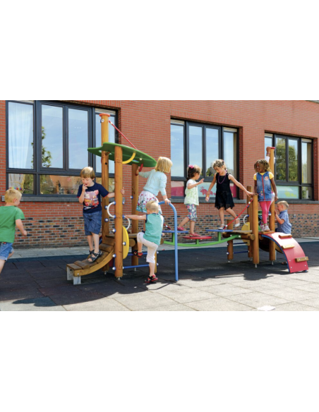 Les Musiciens de Brême, aire de jeux 2-6 ans | Distri Buggy
