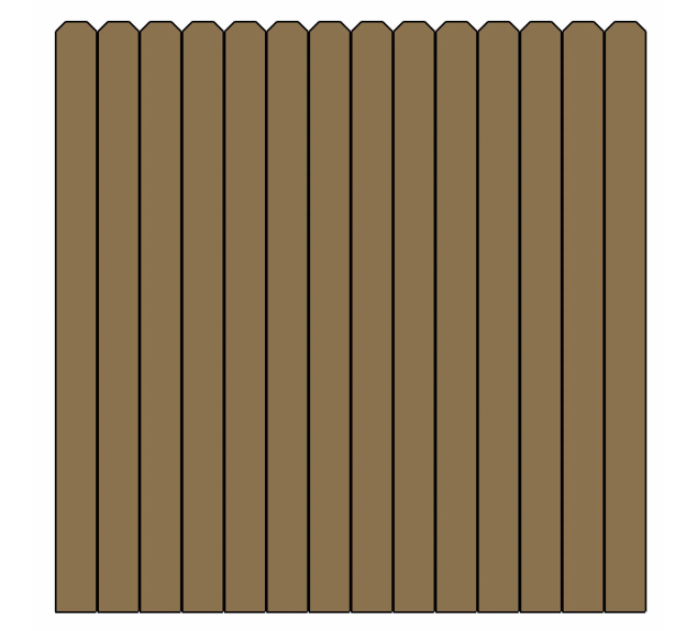 Panneau Solano en Pin, 1,80 m x  1,80 m x  39 mm