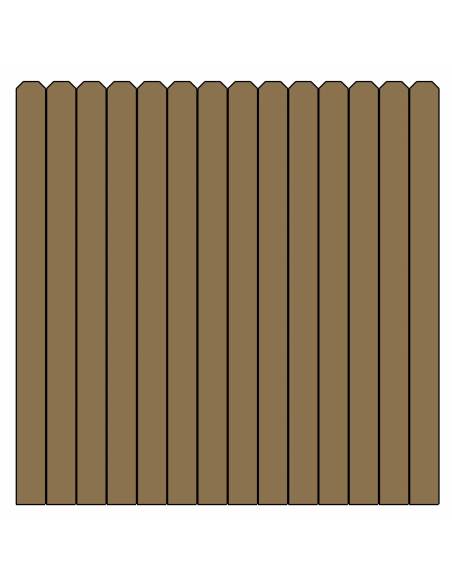 Panneau Solano en Pin, 1,80 m x  1,80 m x  39 mm