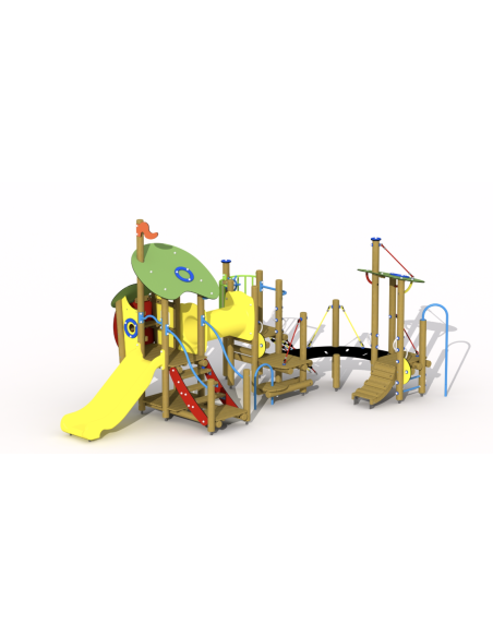 Merlin l'enchanteur, aire de jeux multi-activités | Distri Buggy