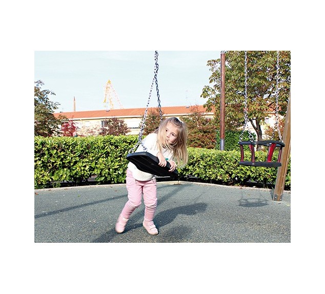 Siège balançoire métal avec chaînes inox | Distri Buggy