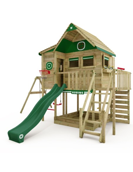 Cabane enfant sur pilotis Wickey Smart GreenHouse