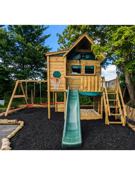 Cabane enfant sur pilotis Wickey Smart GreenHouse | Distri Buggy