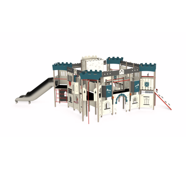Château du chevalier, aire de jeux 3-12 ans | Distri Buggy