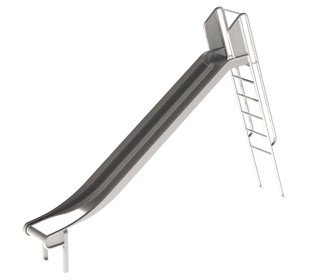 Toboggan avec échelles en acier inoxydable 2