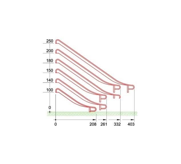 toboggan inox sans joue ni barre de maintien 2
