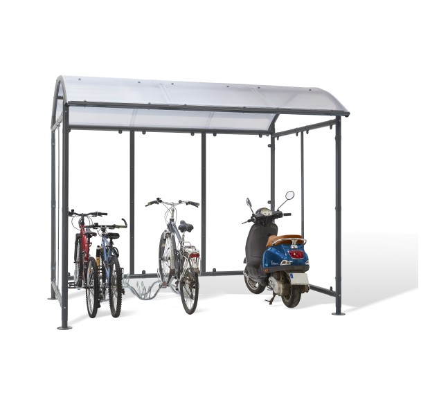 Abri vélos Dôme Mottez B814C à éclairage solaire | Distri Buggy