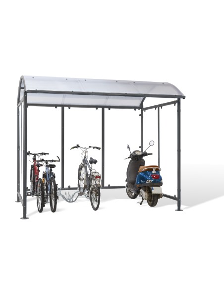 Abri vélos Dôme Mottez B814C à éclairage solaire | Distri Buggy