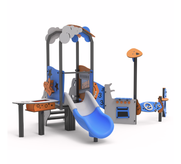 Meti, jeu avec grimpe et toboggan | Distri Buggy