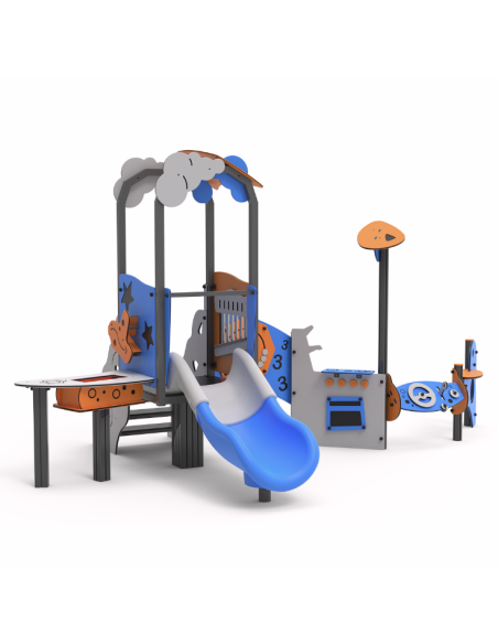 Meti, jeu avec grimpe et toboggan | Distri Buggy