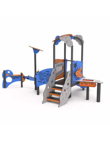 Meti, jeu avec grimpe et toboggan | Distri Buggy