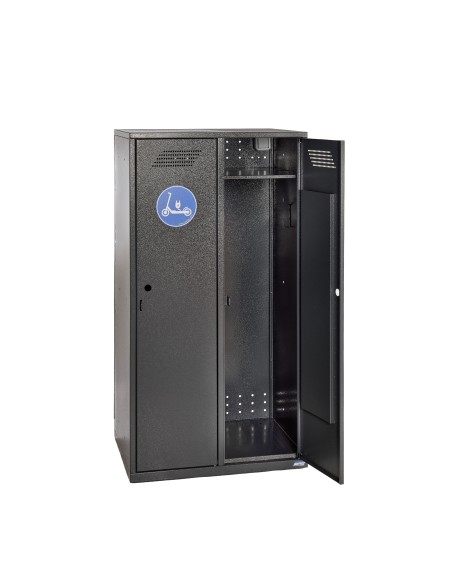 Casier recharge 2 trottinettes électriques Mottez M111V | Distri Buggy