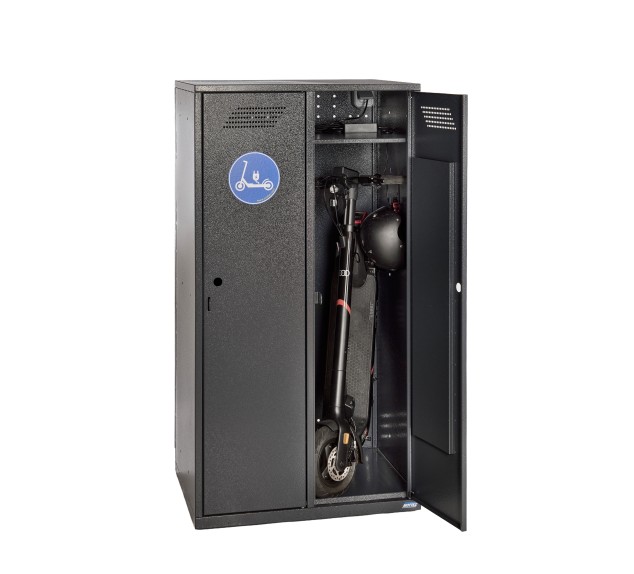 Casier recharge 2 trottinettes électriques Mottez M111V | Distri Buggy