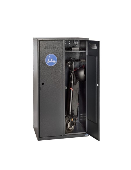 Casier recharge 2 trottinettes électriques Mottez M111V | Distri Buggy